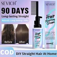 SEVICH Hair Straightening Cream Repair Curly Natural Hair Care 100ml