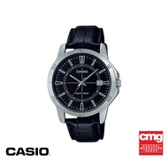 CASIO นาฬิกาข้อมือ CASIO รุ่น MTP-V004L-1CUDF สายหนัง สีดำ