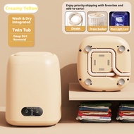 9L Portable Mini Washing Machine with Spin Dryer