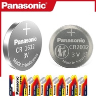 Pin Panasonic CR1632/CR2032 pin cảm biến áp suất lốp chìa khóa ô tô xe máy .. 3V Lithium Made in Ind