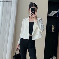 Small Suit Coat Women  New Temperament Casual White Short Suit Jacket Female Spring and Autumn Senior Sense Top Blazer