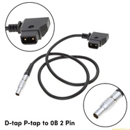 SUN D tap to 0B 2Pin Cable Power Cord for Teradek Bolt Bond Transvideo SmallHD 703Monitor Viewfinder