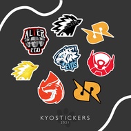 HP ESPORTS STICKERS - MLBB SQUAD LOGO PUBG RRQFF FOR CASE SINGLE LAPTOPhp RETAIL/