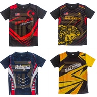 (HARGA BORONG) BAJU JERSEY MALAYSIA BUDAK FULL PRINT / BAJU MALAYSIA BUDAK KM4