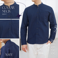 (ไซส์ 2XL-6XL) เสื้อเชิ้ตคอจีน แขนยาว ไซส์ใหญ่ อก 47-59 นิ้ว CHOW LONG PLUS - RALPH T OFFICIAL เสื้อ
