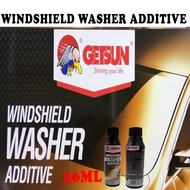 Getsun - Windshield Washer Additive - Clear Water Mark Anti-Mist and Anti-Freeze Liquid Cleaner 36 m