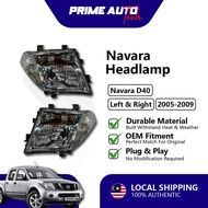 Nissan Navara D40 2005-2009 Headlamp | Headlight Lampu Depan Lampu Besar (1 SET/2PCS)