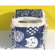 Sugar Glider Sleeping Cube Bedding  蜜袋鼯方形睡窝