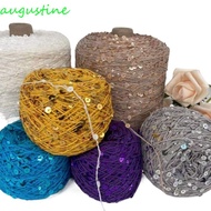 AUGUSTINE Sequin Yarn Handmade Twinkling Knitting Wool With Sequin Sewing DIY Craft Thread