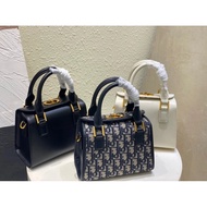 DIOR Small BOSTON BOSTON Bag Pillow Bag Messenger Bag Female Bag