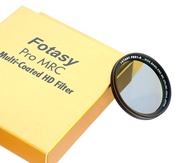 Fotasy 43mm Ultra Slim Circular PL Lens Filter, Nano Coatings MRC Multi Resistant Coating Oil Water 