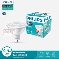 Philips MR16 4.5-50W Essential Spotlight 36D 865 SO 100-240V 6500K Cool Daylight
