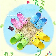 【CW】Cute Cartoon Caterpillar Summer Sandals Non-Slip Boy Girl Hole Slippers Lovely Toddler Beach Shoes Suitable For 1-6 Years Old