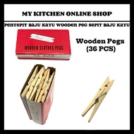 Wooden clothes Peg Wooden Peg / Wooden clothes pegs 36pcs clothes pegs