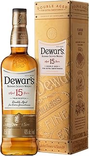 Dewar’s 15 Year Old Blended Scotch Whisky, 75cl / 750ml, 40% ABV, Special Reserve Blend, Double Aged