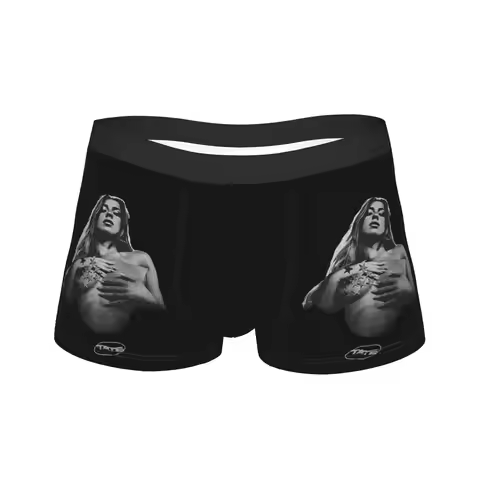 Tate McRae Underwear 2025 Album Male Underpants Custom Elastic Boxershorts Trenky Boxer Brief Large 
