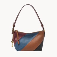 Tas Small Hobo Julianna Baguette Patchwork Brown