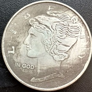 American Silver Dollar Foreign Silver Coin Statue of Liberty Belief God Back 999 Pure Silver 1 Ounce