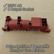 Pulse Ignition - Pemantik Kompor Tanam 4 Output - 220V AC Ariston Modena