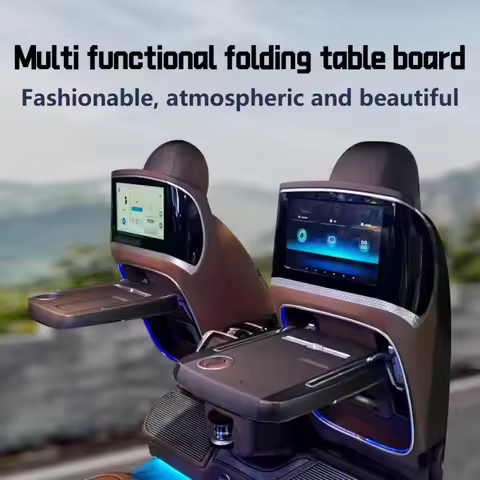 Luxury MPV Rear Cushion Unit ABS Plastic Entertainment Table Interior Modification Kits