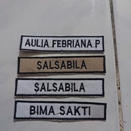 Custom Embroidered Name Bet Uniform | Size 1.8x8.5 cm | Model 21 Embroidery