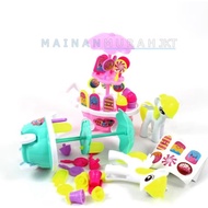 FI529 Pony Ice Cream Cart Educational Toy for Children - Bright Color, Size 13 cm, Suitable for Ages