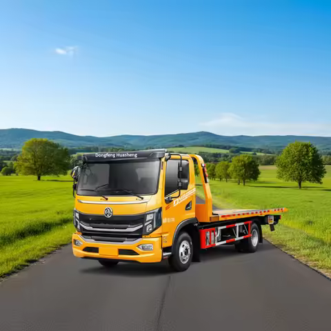 New Energy Flatbed Tow Truck Electric Wrecker Rescue Vehicle