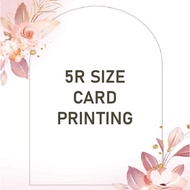 5R size Card Printing