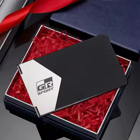 Leather Car Logo ID Document Holder Card Cover For Toyota Rav4 Yaris Camry Land Corolla CHR Hilux Au