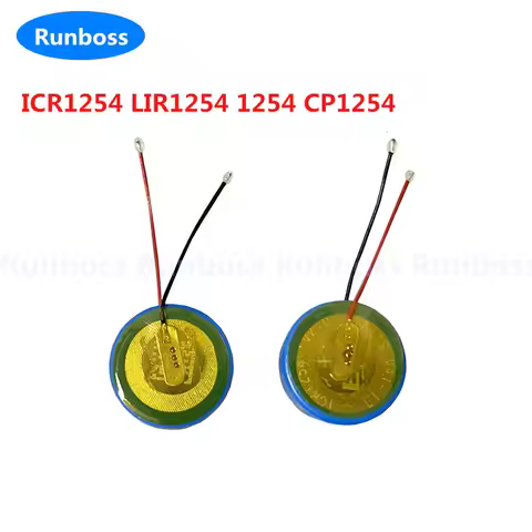 2PCS/Lot CP1254 LIR1254 1254 60mAh Rechargeable Battery For Beats By Dre Powerbeats Pro headset, Fii