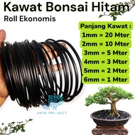 BLACK bonsai wire, economical aluminum bonsai roll wire