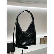 Korea Dongdaemun bucks Leather New Style Italian Cowhide Simple Fashion hobo Tote Underarm Bag