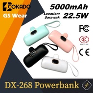 Cokado DX-268 5000mAh 22.5W Power Bank with Cable Fast Charging