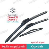 Suzuki DA64W/DA64V Front rear Wiper Blade (16+16+12in)for Suzuki DA64W/DA64V Car Wiper