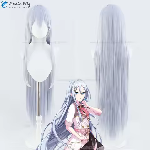 High Quality Anime 100cm Yoisaki Kanade Cosplay Wig Blue Cosplay Anime Wigs Heat Resistant Hair