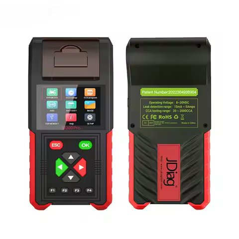 JDiag M200 Pro Motorcycle OBD2 Scanner 12V Diagnostic Tool for KTM Honda Yamaha Kawasaki Suzuki BMW 