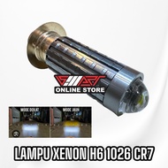 CAHAYA (CR726) H6 XENON LED HEADLIGHT LASER WHITE LIGHT/ YELLOW