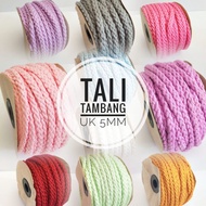 5mm mining paracord/ strapTALI, craft material, handicraft