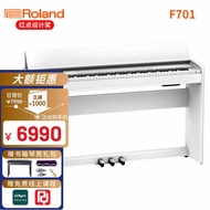 Roland F701-CB Black Smart 88-Key Weighted Hammer Digital Piano Bluetooth Beginner Friendly Smart De
