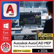 Autodesk AutoCAD MEP 2026 - Draft, Design, & document Building Systems | Windows - SOFTWARE