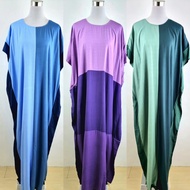 PEMBORONG KAFTAN KELAWAR POLOS 3 TONE / BAJU KELAWAR KOSONG 3 WARNA EKSKLUSIF