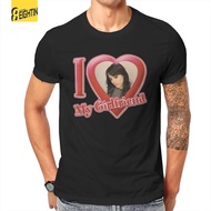 I Love My Girlfriend Jenna Ortega T Shirt For Men Pure Cotton Vintage T-shirt Round Collar Tees Short Sleeve Tops 4xl 5xl XS-6XL