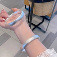 Hong Kong Zhengsheng Jewelry Pure Silver 999.9 Tire Frosted Inheritance Silver Bracelet Women's 2025