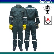 VULCAN Dark Green Fire Retardant Coverall (FRC)