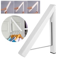 **包郵** 收縮隱藏式衣架 隱形伸縮架 迷你隱藏式牆壁掛衣架 多功能可折疊毛巾架 迷你收縮晾衣架 折疊伸縮掛衣架 多功能曬衣架 掛牆式衣架