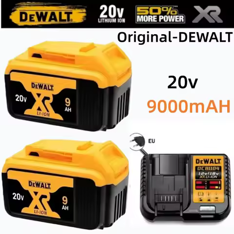 Dewalt 20V battery, DCB206 9000mAh large capacity rechargeable lithium-ion battery, Dewalt DCB200 po