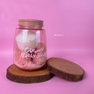 KAYU Impodio Wood Slice - Natural Wood Coaster Size 9-10 cm - Props Photo