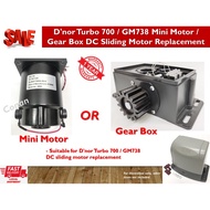 D'nor Turbo 700 / GM738 Mini Motor &amp; Gear Box autogate - DC Sliding Autogate Motor replacement