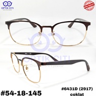 Frame Kacamata Pria Wanita Bulat 6431 D Ringan Grade Premium