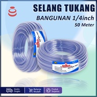 TERMURAH SELANG AIR AQUARIUM SELANG TUKANG TIMBANG BANGUNAN 1/4 INCH 50 METER COD